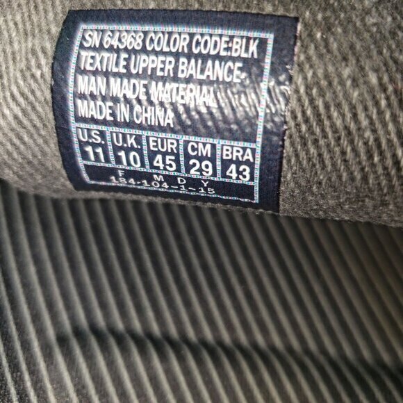 Skechers Relaxed Fit Memory Foam Slip-On‎ Mens Shoes Size 11 Gray Pre-Owned - Picture 8 of 11